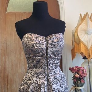 Brocade Zipper dress